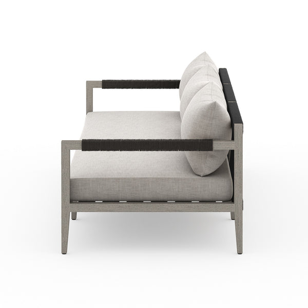 Sherwood Outdoor Sofa In 93" In Grey/Stone Gre
