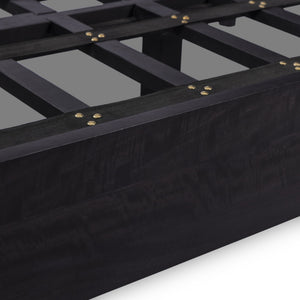 Sydney Twin Bed - Black Wash