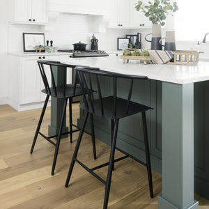 Colin Black Metal Counter Stool