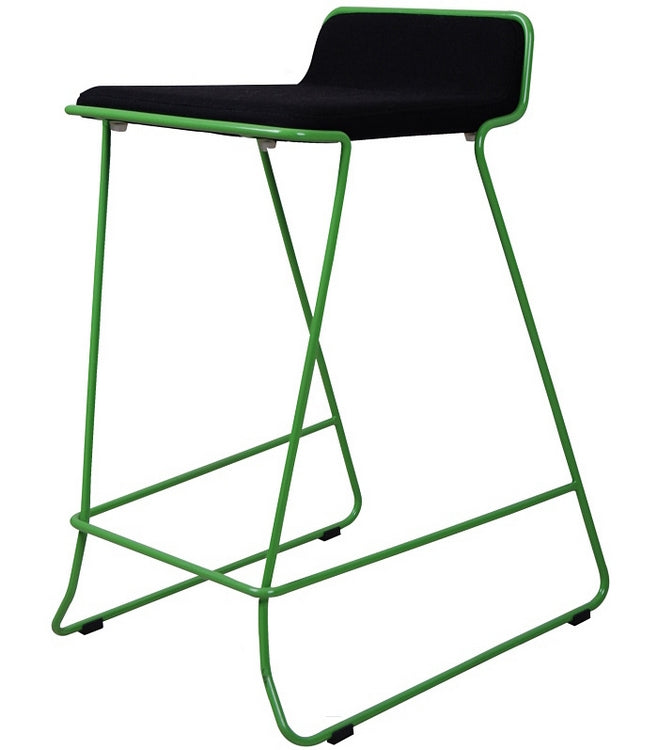 bleeker bar stool in wool