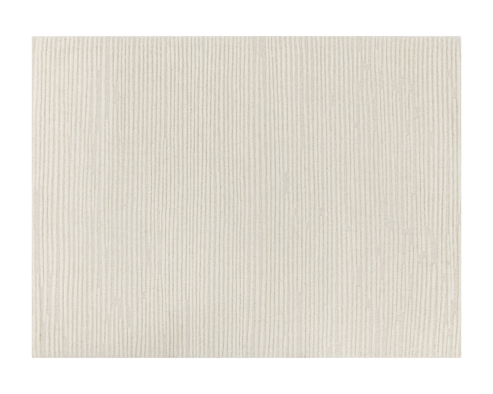 DEVA HAND-WOVEN RUG - IVORY - 9' X 12'