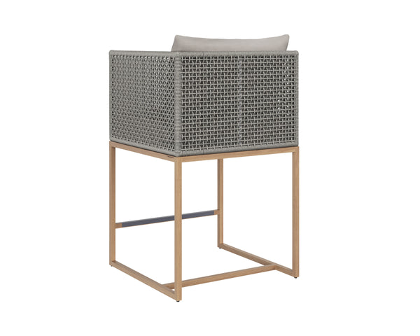 CRETE COUNTER STOOL - NATURAL - PALAZZO TAUPE