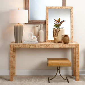 Chandler Rectangle Wood Wall Mirror, Natural