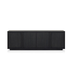 Nyland Media Console - Black Mahogany Veneer