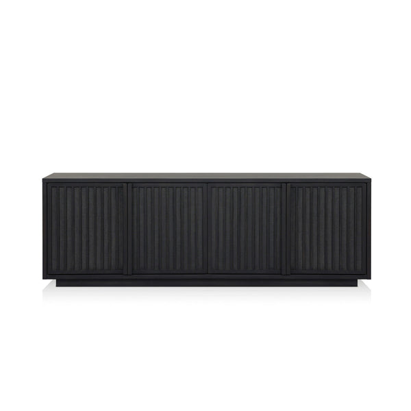 Nyland Media Console - Black Mahogany Veneer
