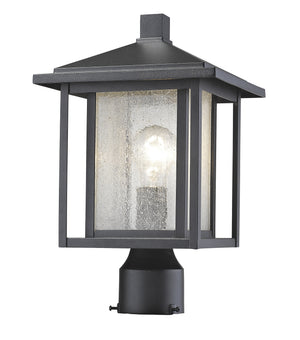 Aspen 1 Light Outdoor in Black Finish