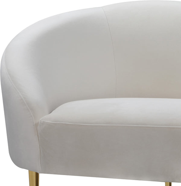 Bradford Sofa In Cream Velvet