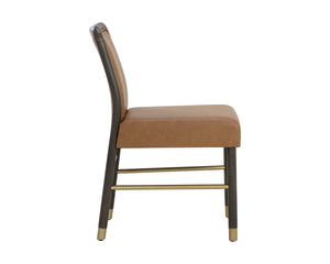 JENO DINING CHAIR - MILLIKEN COGNAC