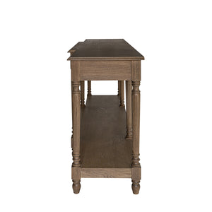 Moe's Martha Brown Oak Console Table with Drawers