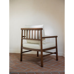 Moe's Mayne Accent Chair with Cream Cushions