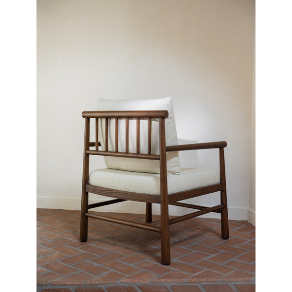 Moe's Mayne Accent Chair with Cream Cushions