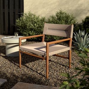 Lomas Outdoor Chair In Natural Teak