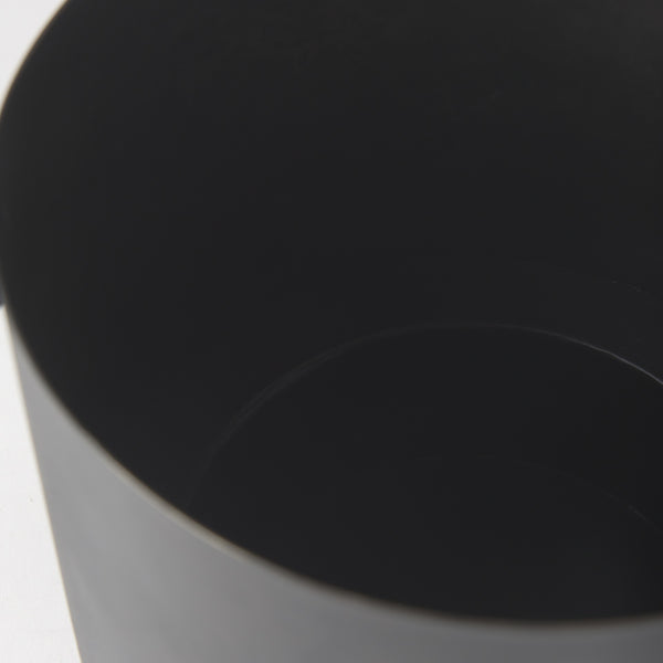 Juno 8.5H Large Black Iron Vase