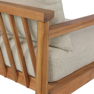 Irvine Outdoor Sofa 96" in Natural Teak