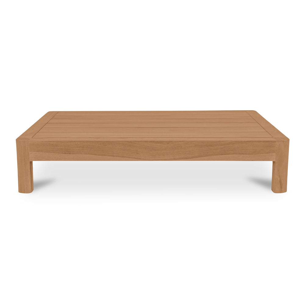 Moe's Enzo Outdoor Side Table Natural Teak