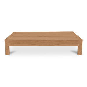 Moe's Enzo Outdoor Side Table Natural Teak