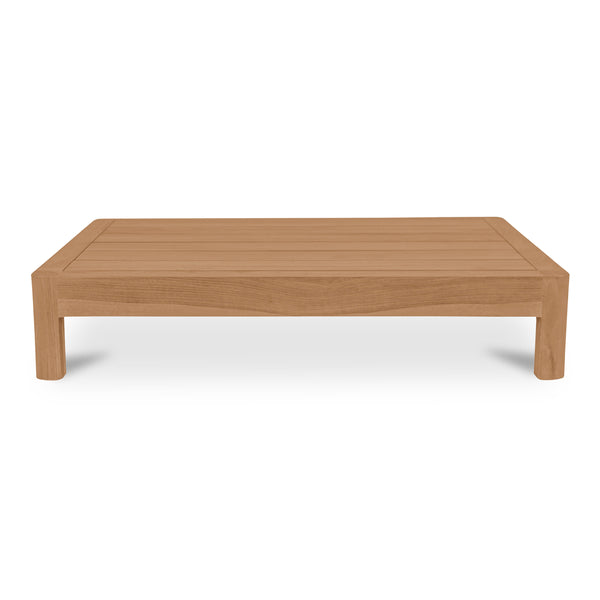 Moe's Enzo Outdoor Side Table Natural Teak