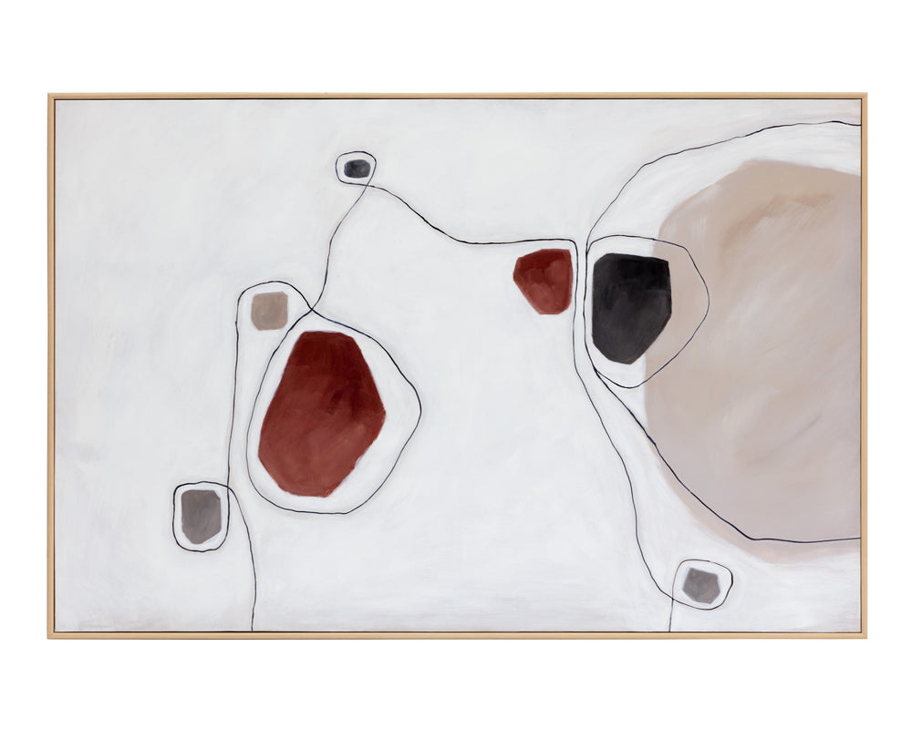 CONNECTIVITY - 72" X 48" - NATURAL FLOATER FRAME