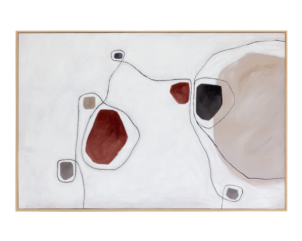 CONNECTIVITY - 72" X 48" - NATURAL FLOATER FRAME