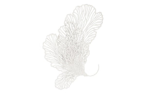 Butterfly Wall Art, White, Large