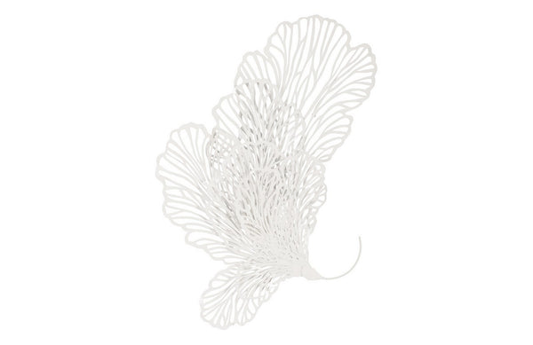 Butterfly Wall Art, White, Large