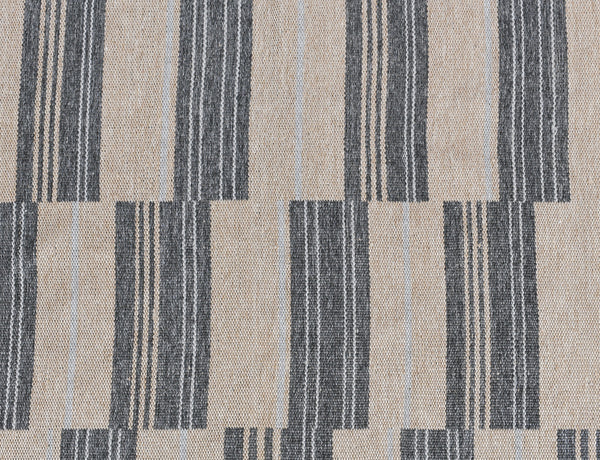 Indoor/Outdoor Colton Stripe Rug - Charcoal 8'x10'