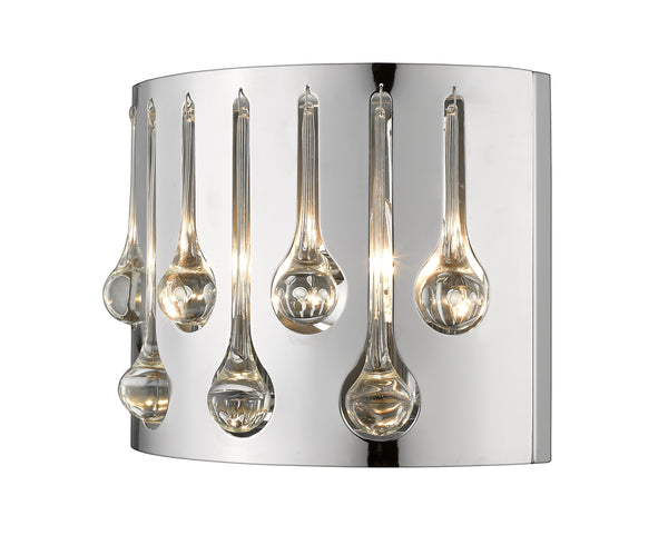 Oberon 2 Light Wall Sconce in Chrome  Finish