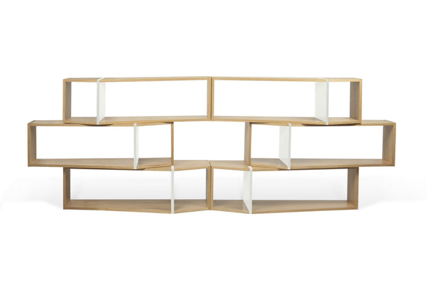 One Module Composition - Oak/White