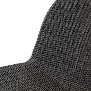 Portia Outdoor Dining Chair In Vintage Coal