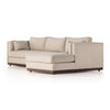 Lawrence 2-Piece Sectional W/ Chaise - Nova Taupe
