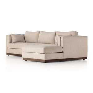 Lawrence 2-Piece Sectional W/ Chaise - Nova Taupe