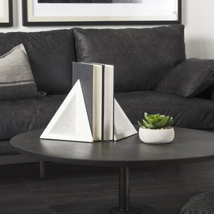 Sophia 8.0"L x 6.0"W x 7.0"H Marble Set Of Two Bookends