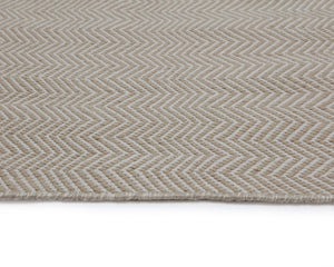 CUSCO HAND-WOVEN RUG - OYSTER / GREY - 8' X 10'
