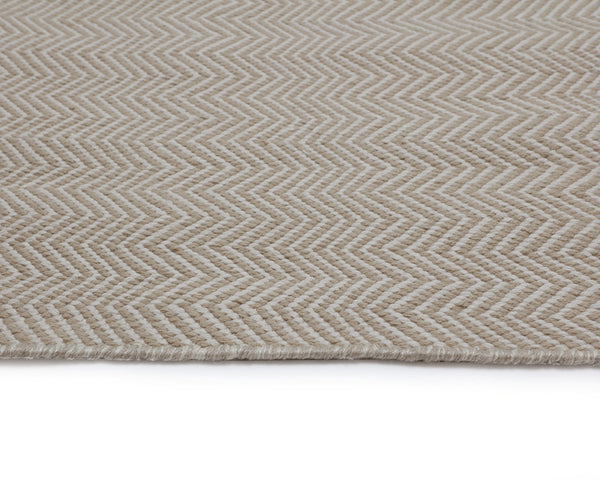 CUSCO HAND-WOVEN RUG - OYSTER / GREY - 8' X 10'