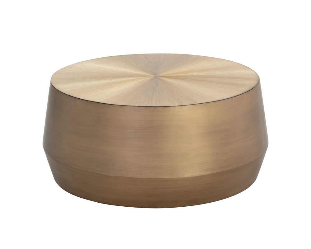 CREED COFFEE TABLE - SMALL - ANTIQUE GOLD