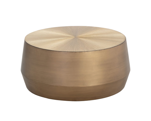 CREED COFFEE TABLE - SMALL - ANTIQUE GOLD