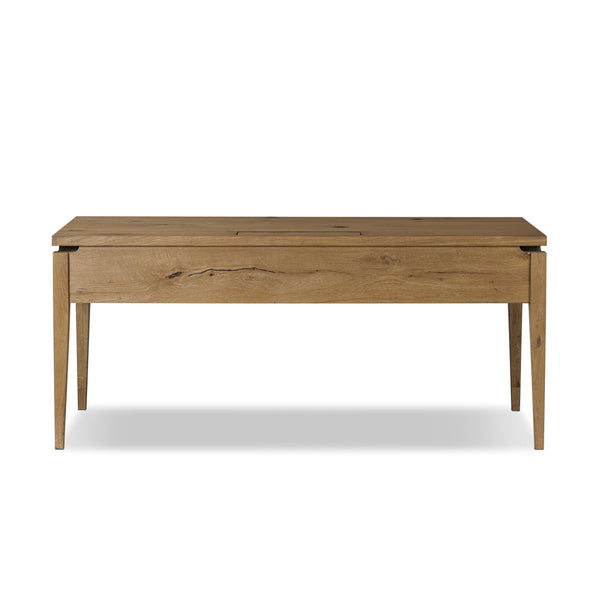 Bergstrom Desk - Warm Natural Oak Veneer