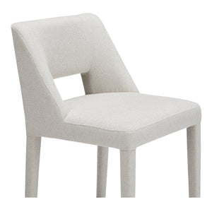 Moe's Joyce Counter Stool Beige Upholstered