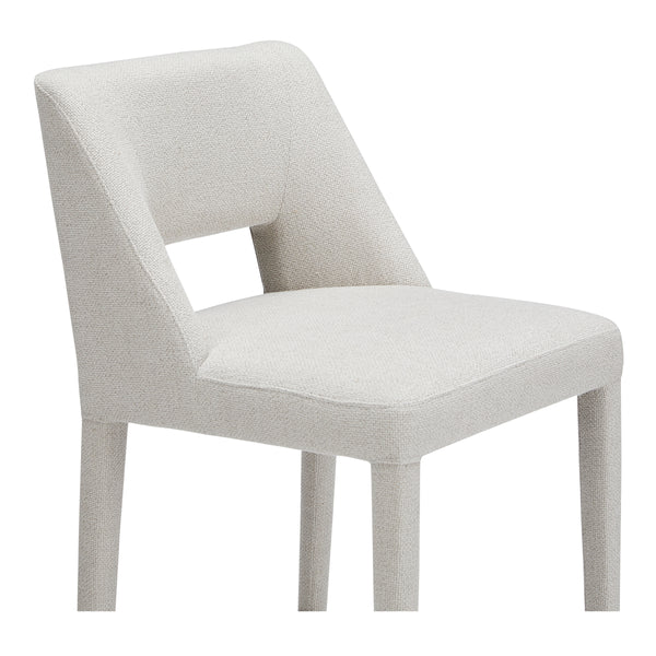 Moe's Joyce Counter Stool Beige Upholstered