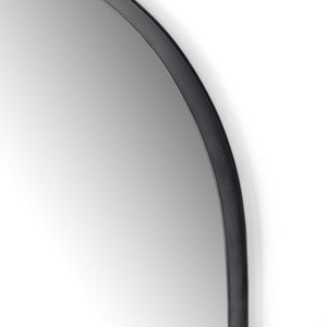 Georgina Wide Mirror In Iron Matte Black
