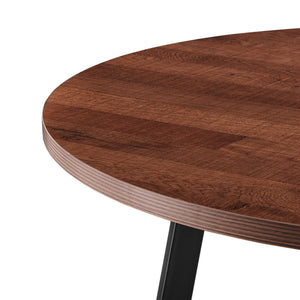 Courtdale 42" Round Table In Gliese Brown