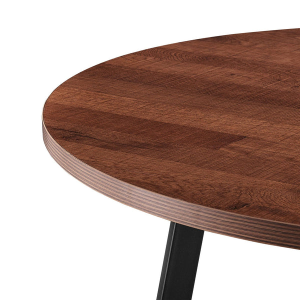 Courtdale 42" Round Table In Gliese Brown