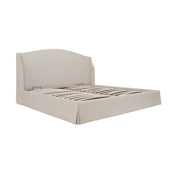 Moe's Weston Queen Storage Bed Cream