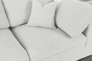 Carmen Cloud Modular Sofa In Cream Linen Fabric