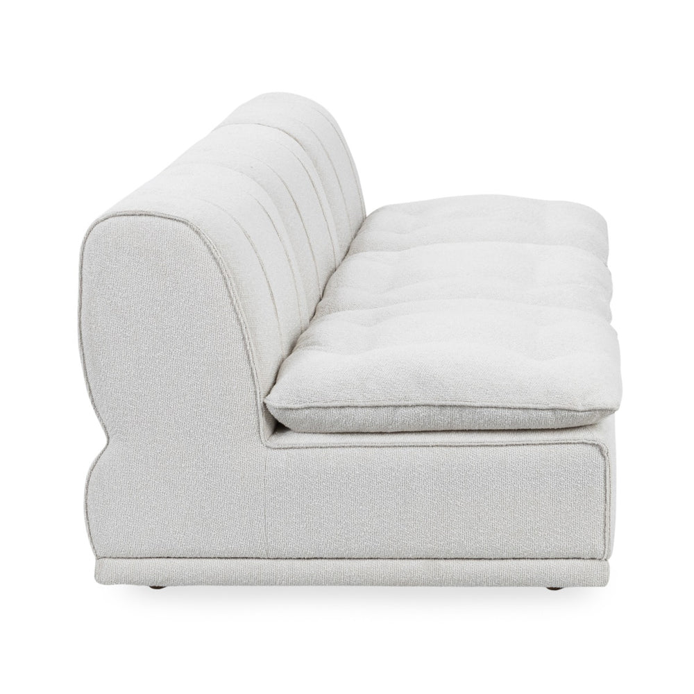 Haven Leather Modular Sofa - White, Customizable Design