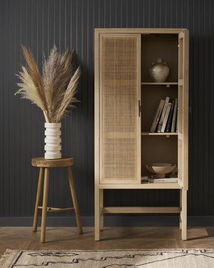 Caprice Narrow Cabinet In Natural Mango