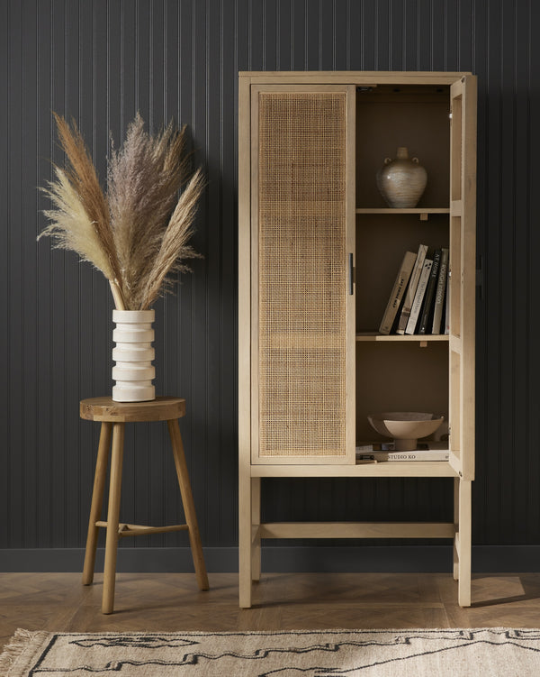 Caprice Narrow Cabinet In Natural Mango