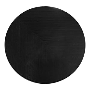 Moe's Parq 60" Round Dining Table Black Acacia
