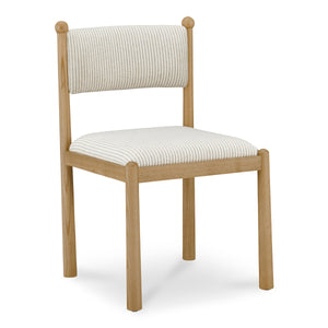 Villetta Dining Chair Set - Striped Upholstery