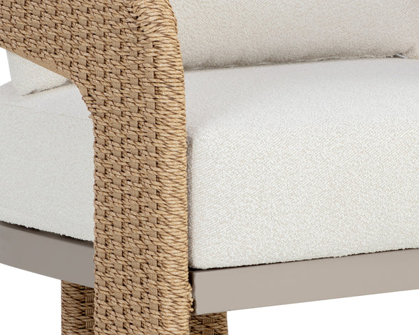 PYLOS LOUNGE CHAIR - NATURAL - LOUIS CREAM